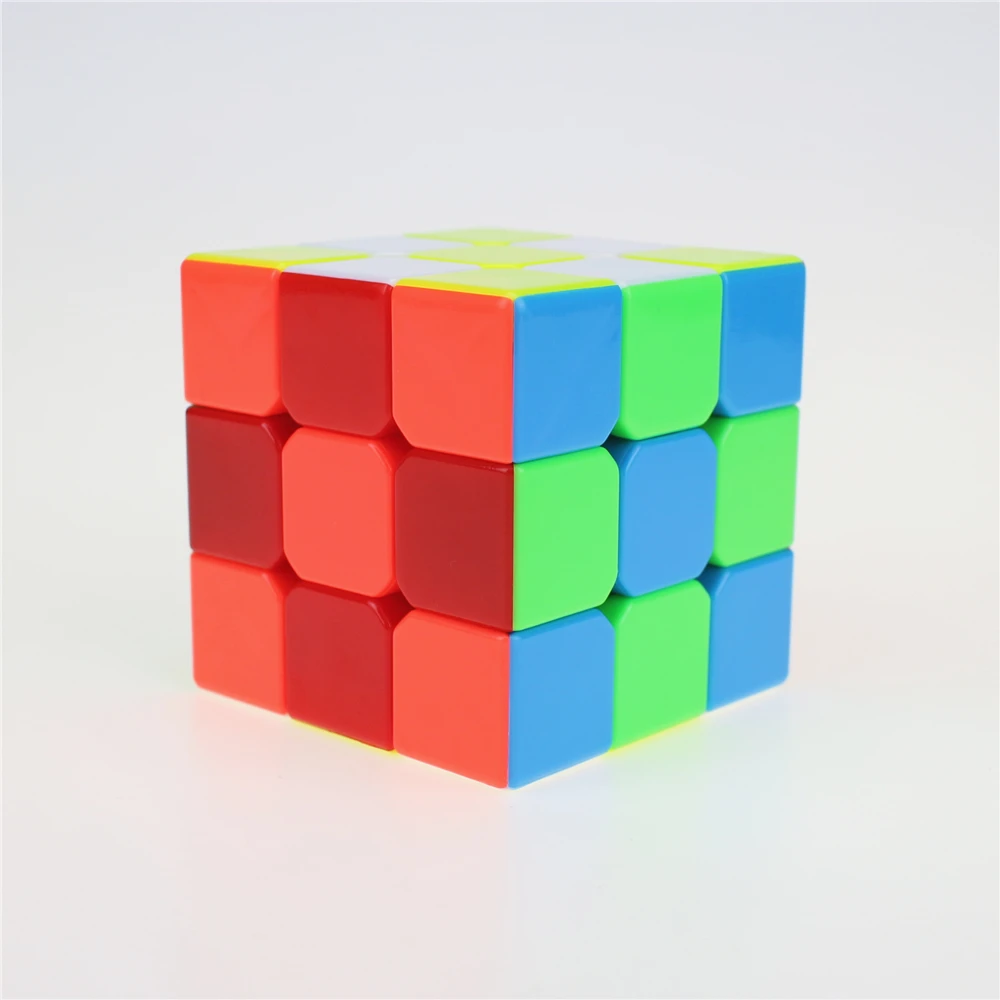 Циклон для мальчиков 3x3x3 профессиональный магический куб соревнования скорость головоломка Кубики Игрушки для детей cubo magico без наклеек Радуга