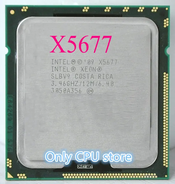 

free shipping X5677 processor (3.467GHz/12MB/4 cores/Socket 1366/6.4 GT/s QPI)Original Server CPU