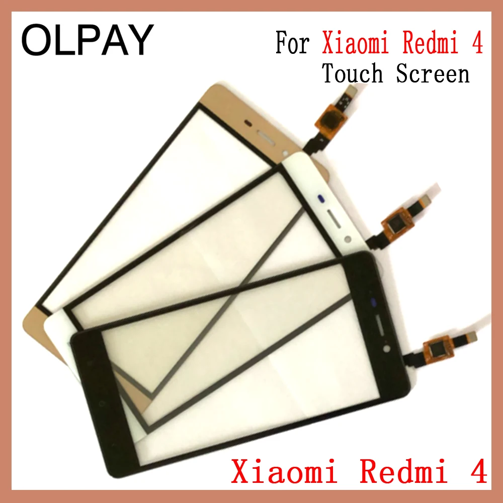 OLPAY 5 0 '颼% Новый оригинальный сенсорный экран для Xiaomi Redmi 4 Pro 4A 4X Стекло
