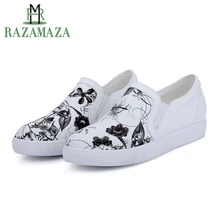 ZALAVOR/размер 33-43; винтажные женские лоферы на плоской подошве с цветочным принтом; женская обувь на плоской подошве с круглым носком; женская офисная обувь для вечеринок