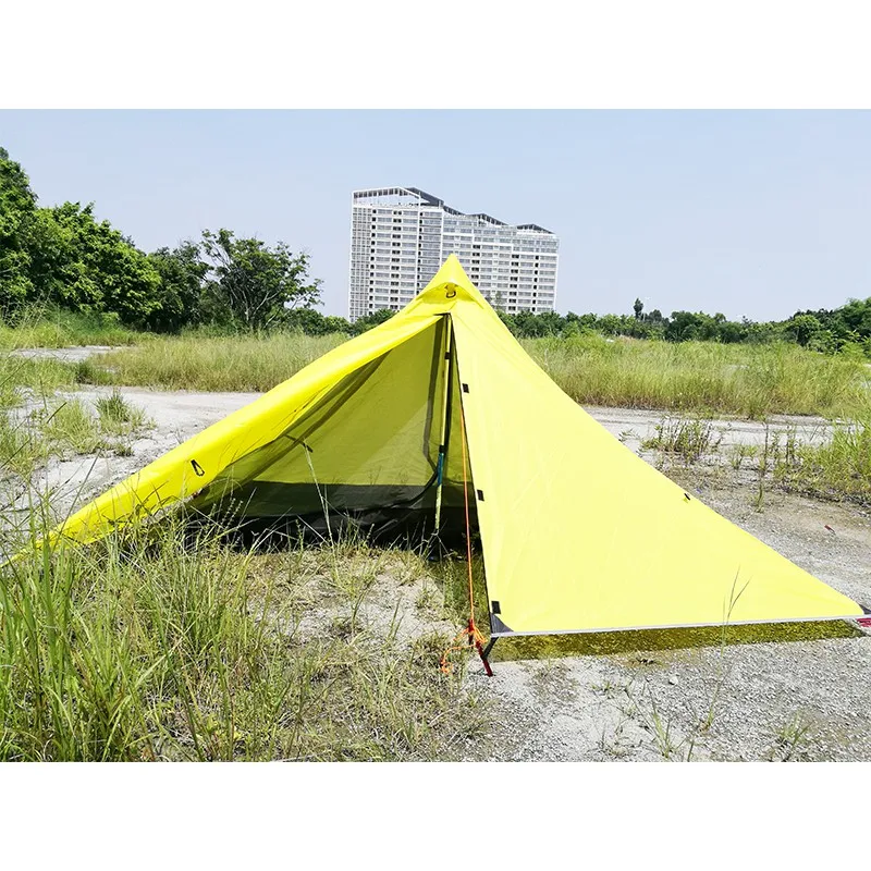 1.45kg Ultralight Waterproof Two-Layer No-pole UL Pyramid Tent 1.45kg Ultralight Waterproof Two-Layer No-pole UL Pyramid Tent