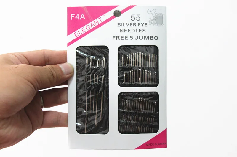 1set(55pcs) Stainless Steel Sewing Needles Sewing Pins Set Home Diy