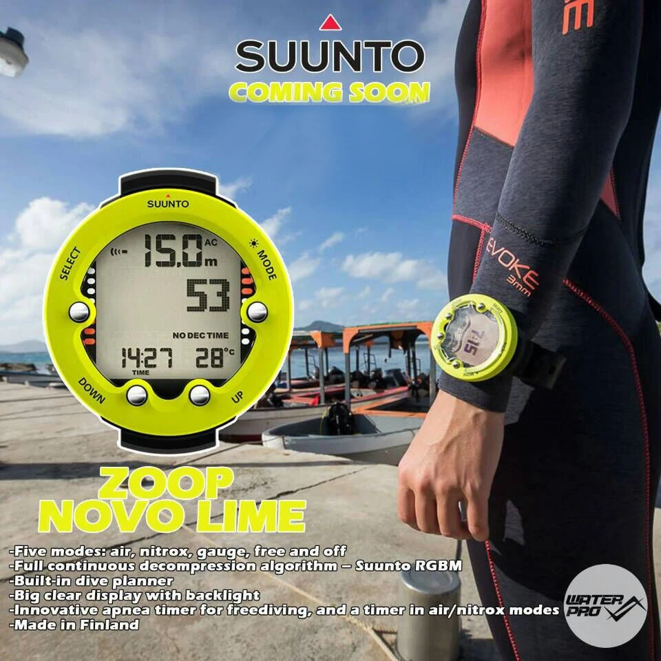 SUUNTO ZOOP NOVO дайвинг компьютер простой в использовании nitrox-способный Ныряние компьютер Uter для рекреационных дайверов