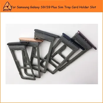 

10Pcs/lot New for Samsung Galaxy S9 G960 G960F / S9+ S9 Plus G965 SIM Card Slot SD Card Tray Holder Adapter single & dual sim