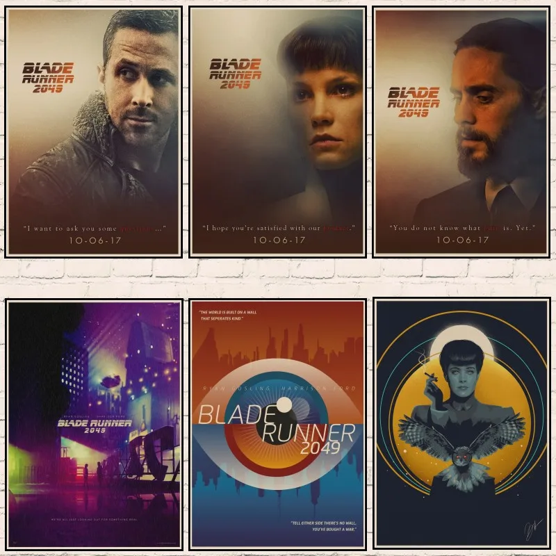 Blade runner 2049 Плакат Бар Декоративная Ретро картина ностальгический классический