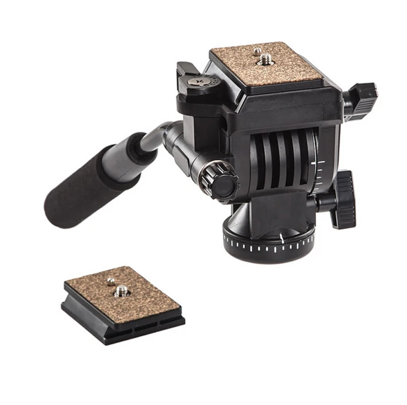 

Yunteng YT-930 Pro Fluid Drag Tripod Monopod Head w/ 2pcs Quick Release Plate for DSLR Camera