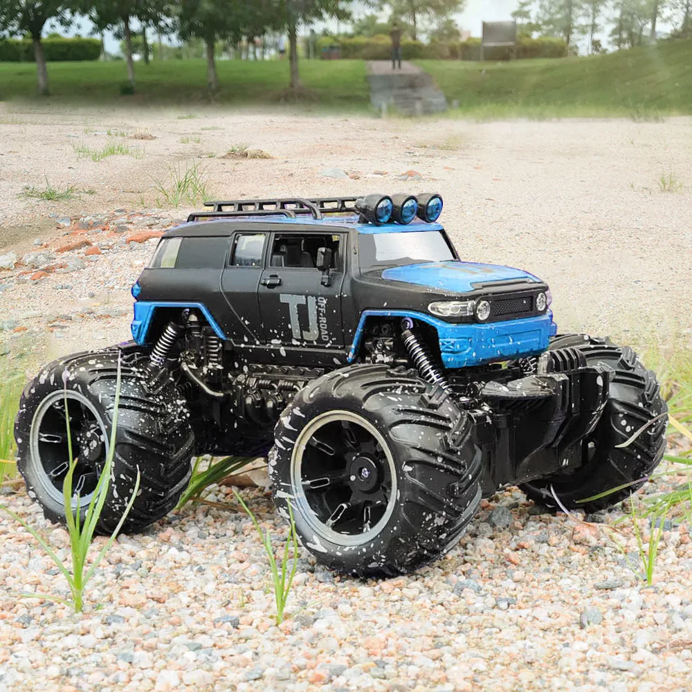 Gizmovine Rc автомобиль Dirt Bike игрушки 1/16 2WD Рок Гусеничный ралли Bigfoot автомобиль внедорожник пульт дистанционного управления машина для детей Большая распродажа