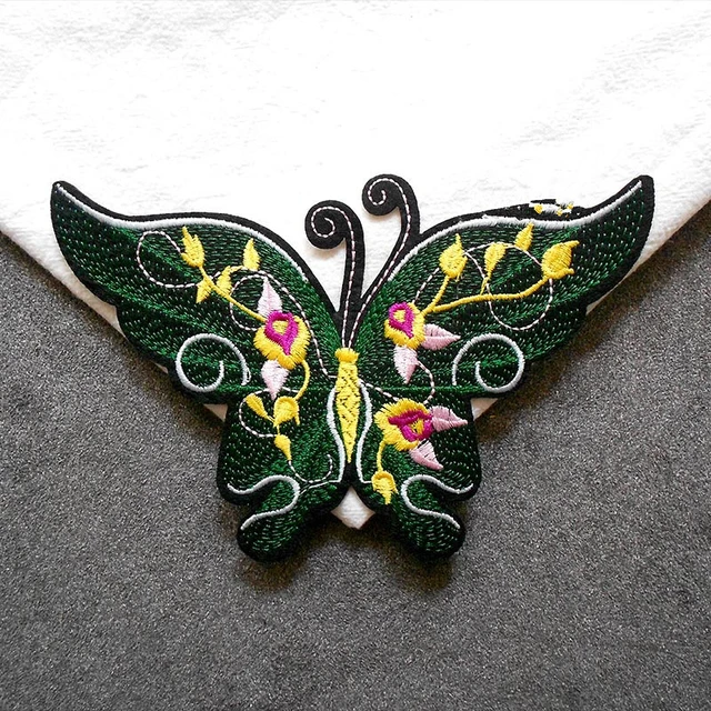 Small Embroidered Patches Butterfly  Patches Clothing Butterfly - 2pcs  Butterfly - Aliexpress