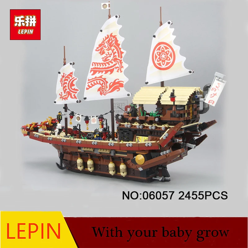 

DHL LEPIN Ninja 06057 2455pcs Final Fight of Destiny's Bounty anime action figures Building Block Bricks Toys for children 70618
