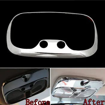 

1pcs ABS Front Chrome Roof Dome Reading Light Lamp Cover Trim Panel Frame Decoration Fits For Jeep Compass 2011-2015 Car-Styling