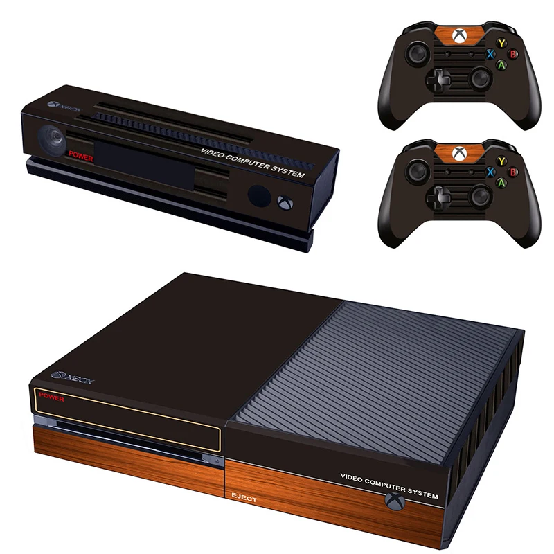 

Top Quality For Microsoft Xbox One Console Vinyl Sticker + Kinect + 2 Controller Skins For X Box One Skin Stickers