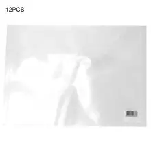 12 шт., прозрачный держатель для бумаги формата А4, папка-органайзер для документов, школьные офисные принадлежности, папка для файлов формата А4