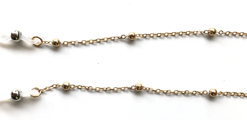 gold silver bead chain for glasses detail (9)