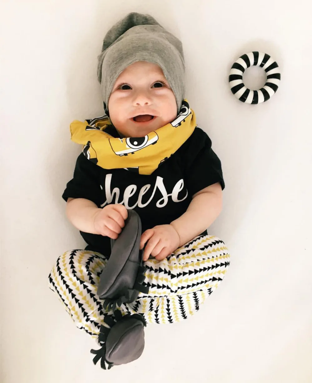 

New 2018 summer baby boy clothes fashion cotton short sleeved letter t-shirt+pants newborn 2pcs suit cute baby girl clothing set