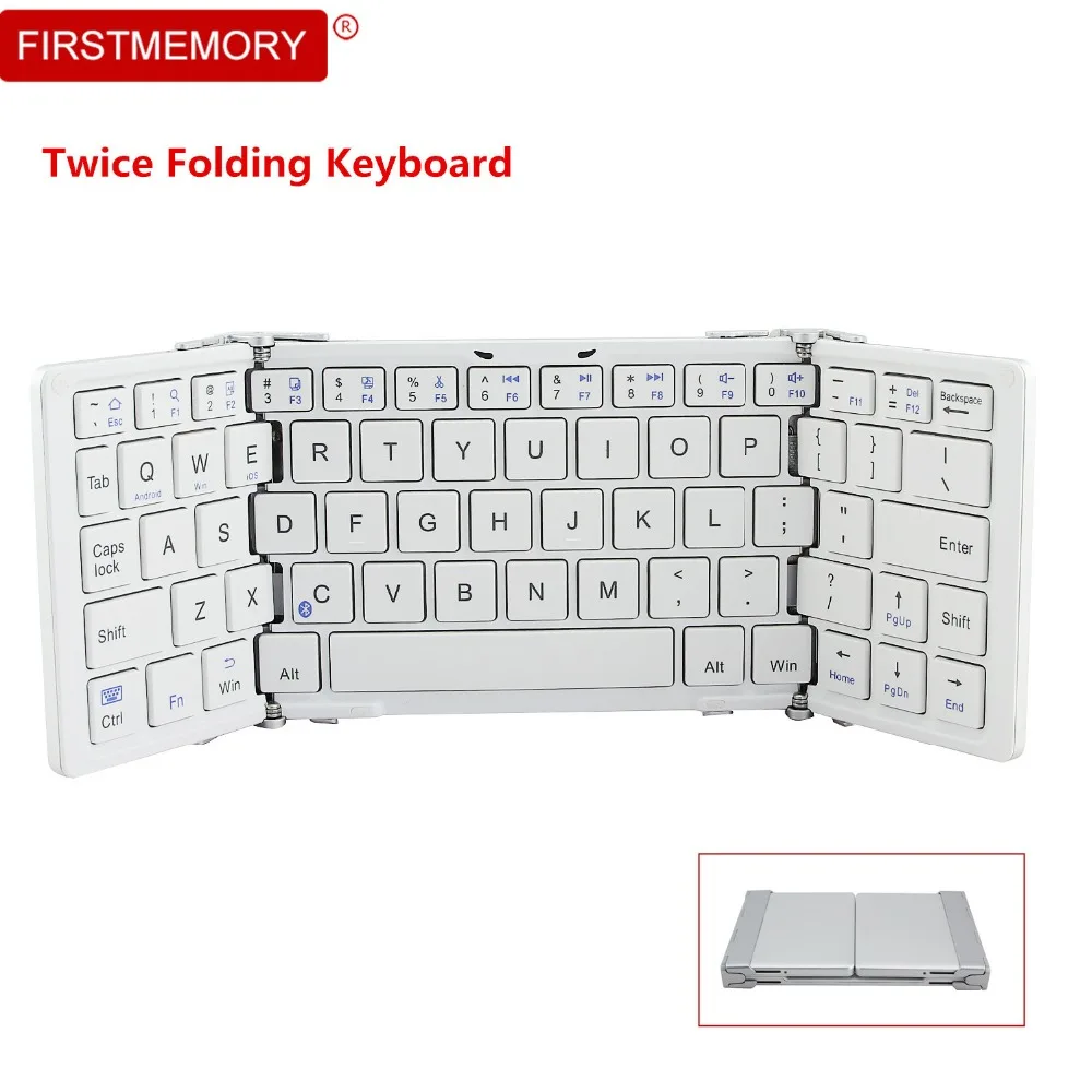 Wireless Bluetooth Keyboard Portable Folding Keypad Mini Rechargeable Gaming Keyboards for iphone ipad PC Tablet teclado gamer Wireless Bluetooth Keyboard Portable Folding Keypad Mini Rechargeable Gaming Keyboards for iphone ipad PC Tablet teclado gamer