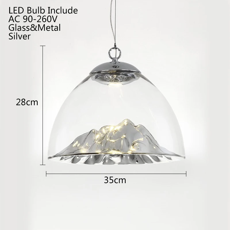 35cm silver