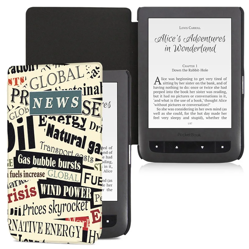 Vente BOZHUORUI housse de protection magnétique pour livre de poche 626 614 624 625 626 plus 640 ereader pour livre de poche basic touch lux 2 3 housse de protection