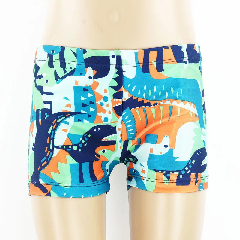 Hot Sale Children Swimsuits Swim Short Pants Cartoon Boy's Trunks Swimwear Plants Boy Beach Wear