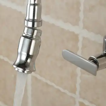Mttuzk Free Shipping In Wall Mounted Brass Kitchen Faucet Fold