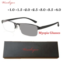 WEARKAPER, солнцезащитные очки, фотохромные очки для близорукости, мужские очки для дальнозоркости, пресбиопии с диоптриями, очки для дальнозоркости
