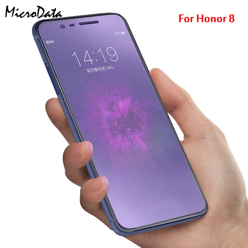 MicroData для huawei Honor 8 9 10, закаленное стекло на весь экран, защита для Honor 8 Lite Honor 10, матовое стекло, анти-синяя пленка