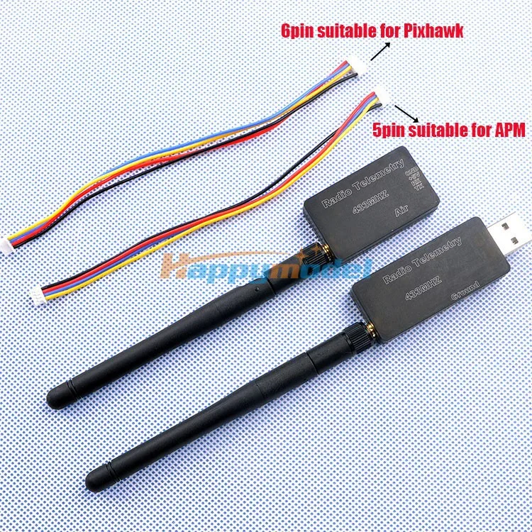 

The new Single TTL 3DRobotics 3DR Radio Telemetry Kit 433Mhz 100mw for APM APM2 PIXHAWK PX4