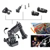 Flat Curved Adhesive Mount 4 Ways Turntable Motorcycle Helmet Chin Bracket Arm Adapter For Gopro 12 9 Insta360 Dji Accessories 2