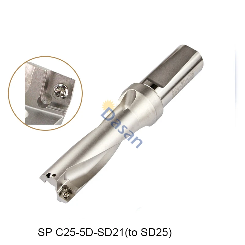 

SP C25 5D 21 22 23 24 25 mm Drill Type For SP07 Insert U Drilling Shallow Hole indexable insert drills