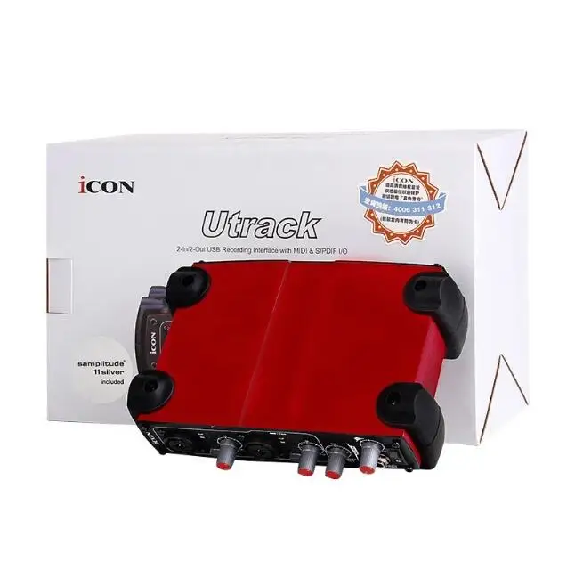 Внешняя звуковая карта ICON Utrack двойной микрофон/измерительный усилитель два