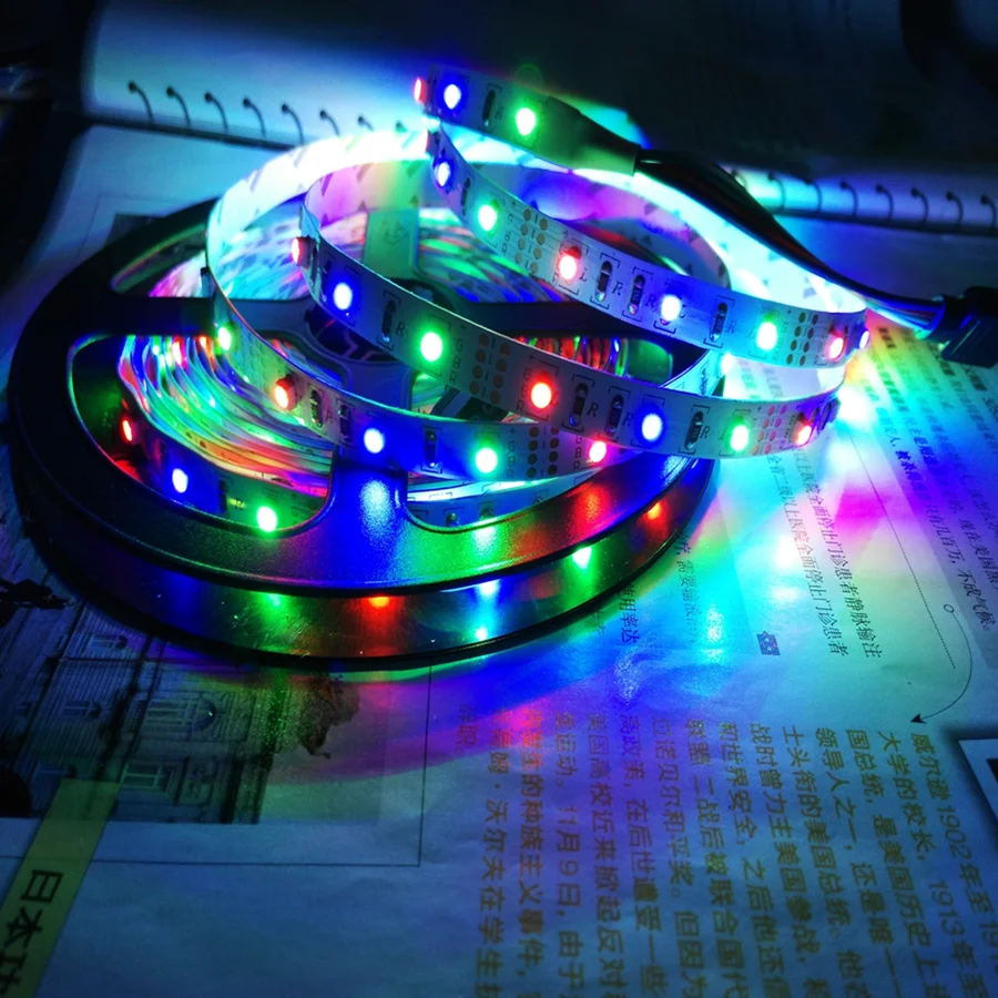 Khaosen DC 5V 0 5 M 1M 2M 3M 4M 5M USB кабель питания RGB СВЕТОДИОДНАЯ лента SMD 3528 настольная