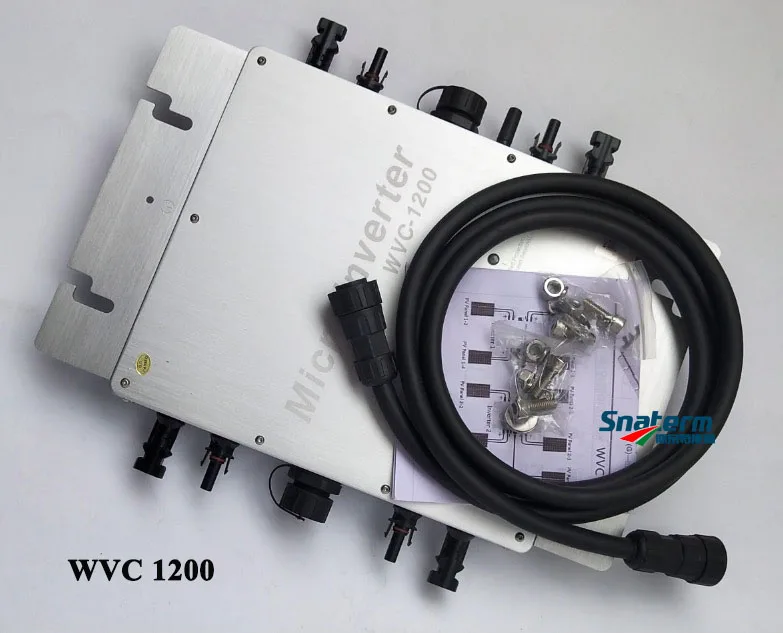 MPPT WVC 1200 водонепроницаемый беспроводной микро на сетке инвертор DC22 50V к AC110V/220 V W