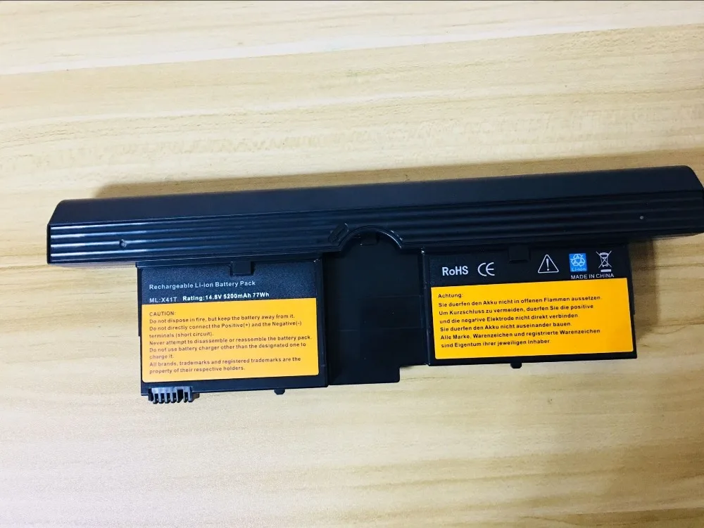 

News battery for LENOVO ThinkPad X40 X41 X41T Tablet series 92P1082 92P1085 73P5167 73P5168 92P1084 92P0999 92P1119