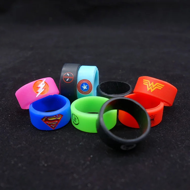 10pcs/lot ecig vape band protection o ring silicon band skull design for rdta rda atomizer 10pcs/lot ecig vape band protection o ring silicon band skull design for rdta rda atomizer