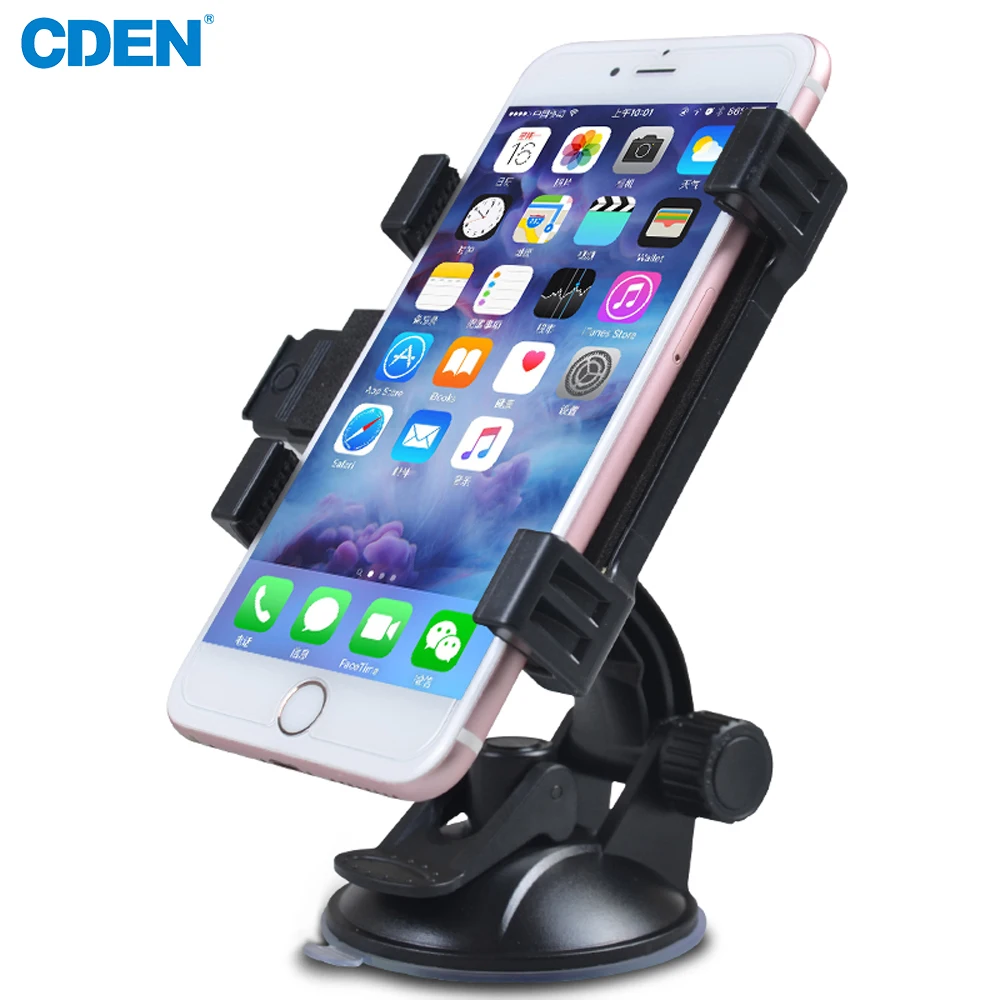 360 Degree Ratotable In Car Phone Holder Universal Car Bracket GPS Stand Mount Support Large Screen