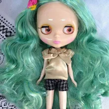 Обнаженные куклы Блит, зеленый цвет Модная Кукла