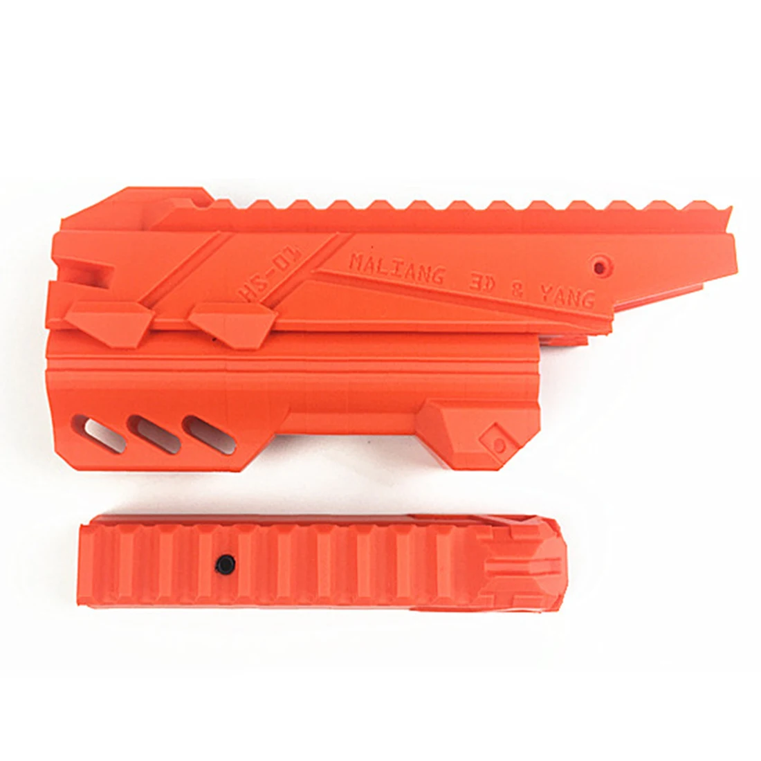 

Maliang 3D Printing Modified HS-01A Front Tube and Top Rail Kit for Nerf Zombie Strike Hammershot Blaster