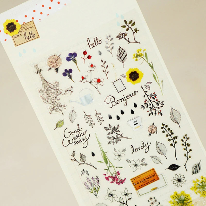 

Kawaii Stickers Cute The Sertet Garden Deco Sticker Note Sticker Message Sticker Decoration Label Wholesale