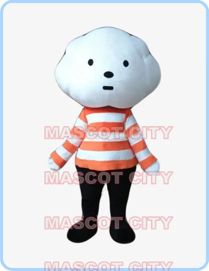 

white cloud cotton mascot costume adult size cartoon cotton boy theme anime cosplay costumes carnival fancy dress kits 2585