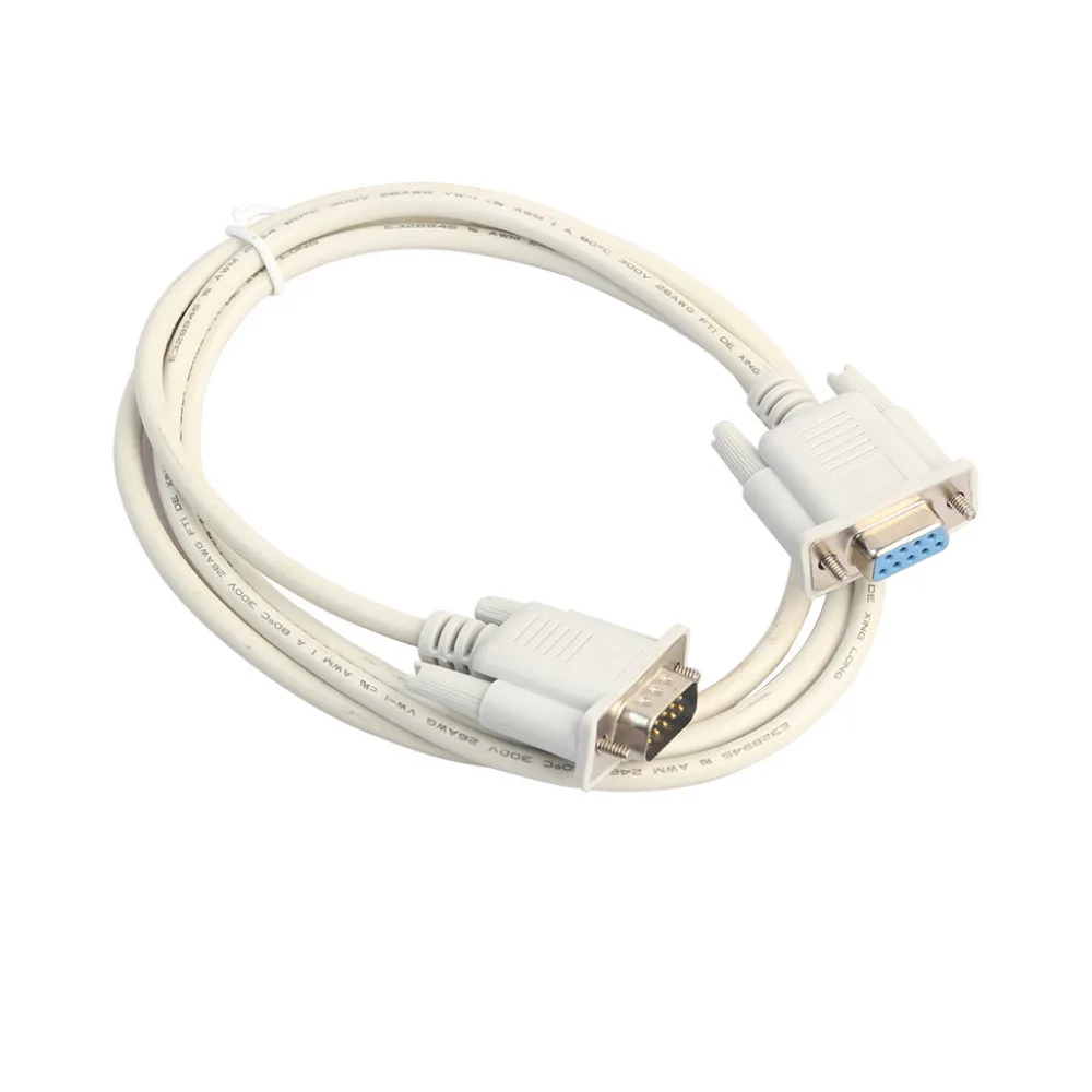 1.5M Serial RS232-Pin Male To Female DB9-Pin PC Converter Extension Cable (1)
