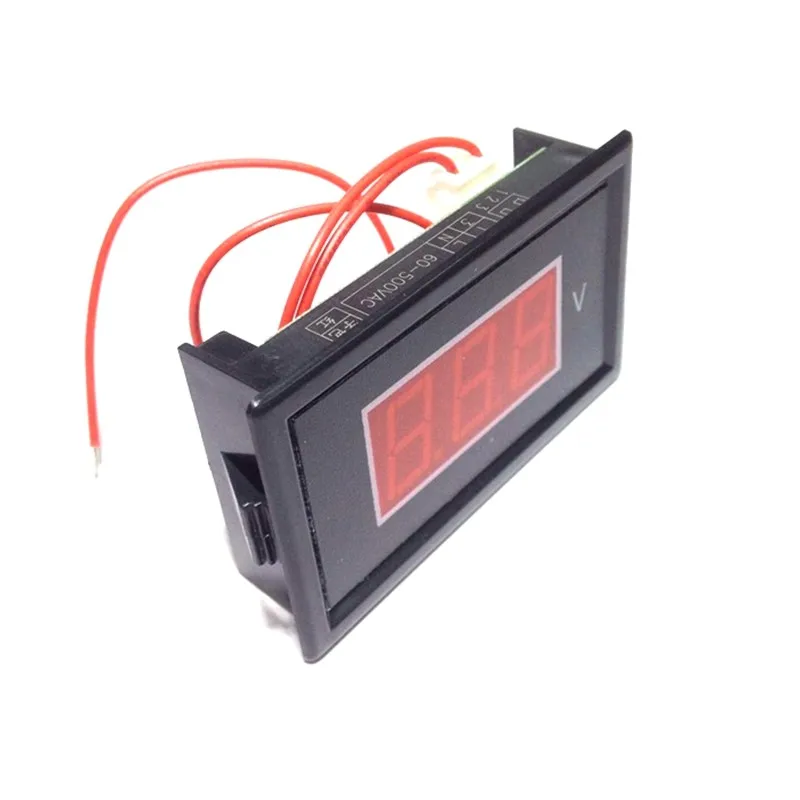 Display Lcd VERDE Voltometro AC da pannello 60V-500V Tensione Tester