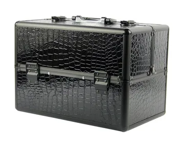

Aluminum Frame with PVC Panel Durable Makeup Box Cosmetic Case for Woman/Girls good gift for girlfriend three colors
