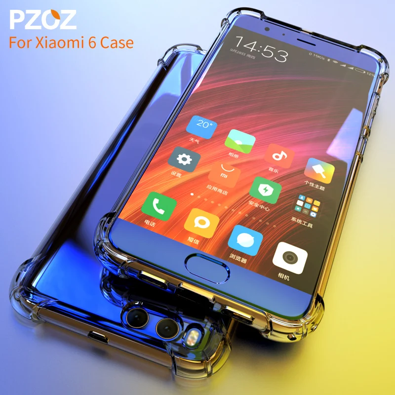 

PZOZ For xiaomi Redmi K20 pro case Cover Silicone shockproof Redmi K20 7A Transparent Clear Protective xiaomi mi A2 A3 mi 9t 8