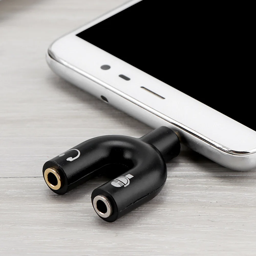 3.5mm Headset Adapter Y Splitter Jack Cable with Separate Mic and Audio Headphon. #Compact Design for Maximum Portability: a great solution to have on hand in your laptop bag. Plug and play, no matter single or dual plug your headphone is, this will make it work on your device.