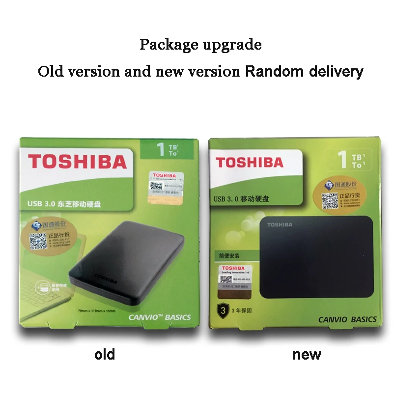 Внешний жесткий диск TOSHIBA Canvio Basics HDD 2 5 дюйма USB 3 0 портативный на ТБ внешний