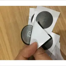 100 шт./лот) антиметаллическая RFID бирка наклейка с nfc-меткой/13,56 МГц ISO14443A nfc 213 чип