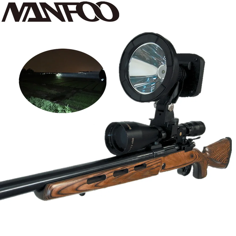 1200lm USA Imported XML2 T6 10W LED Rechargeable 125mm Scope Rifle