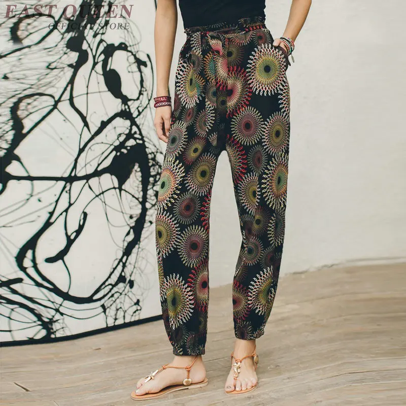 Брюки Hippie женские летние пляжные мексиканские брюки KK2239 Y|Брюки| |
