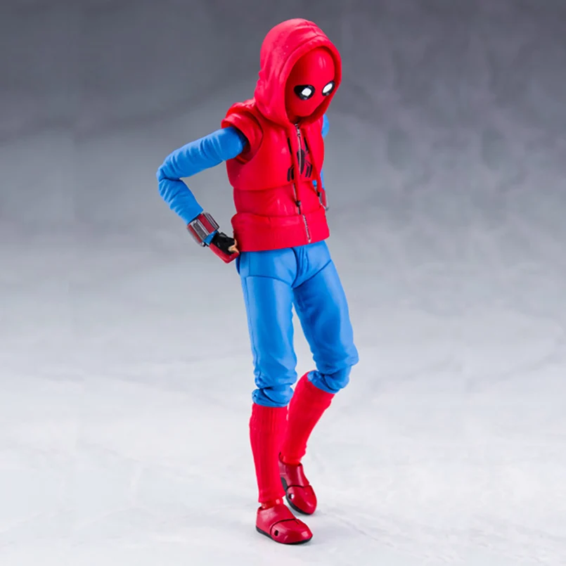14cm Avengers super hero Spider-Man Homecoming PVC action figure Toys Joint movable woman Spiderman Collcetible Model Toys gift
