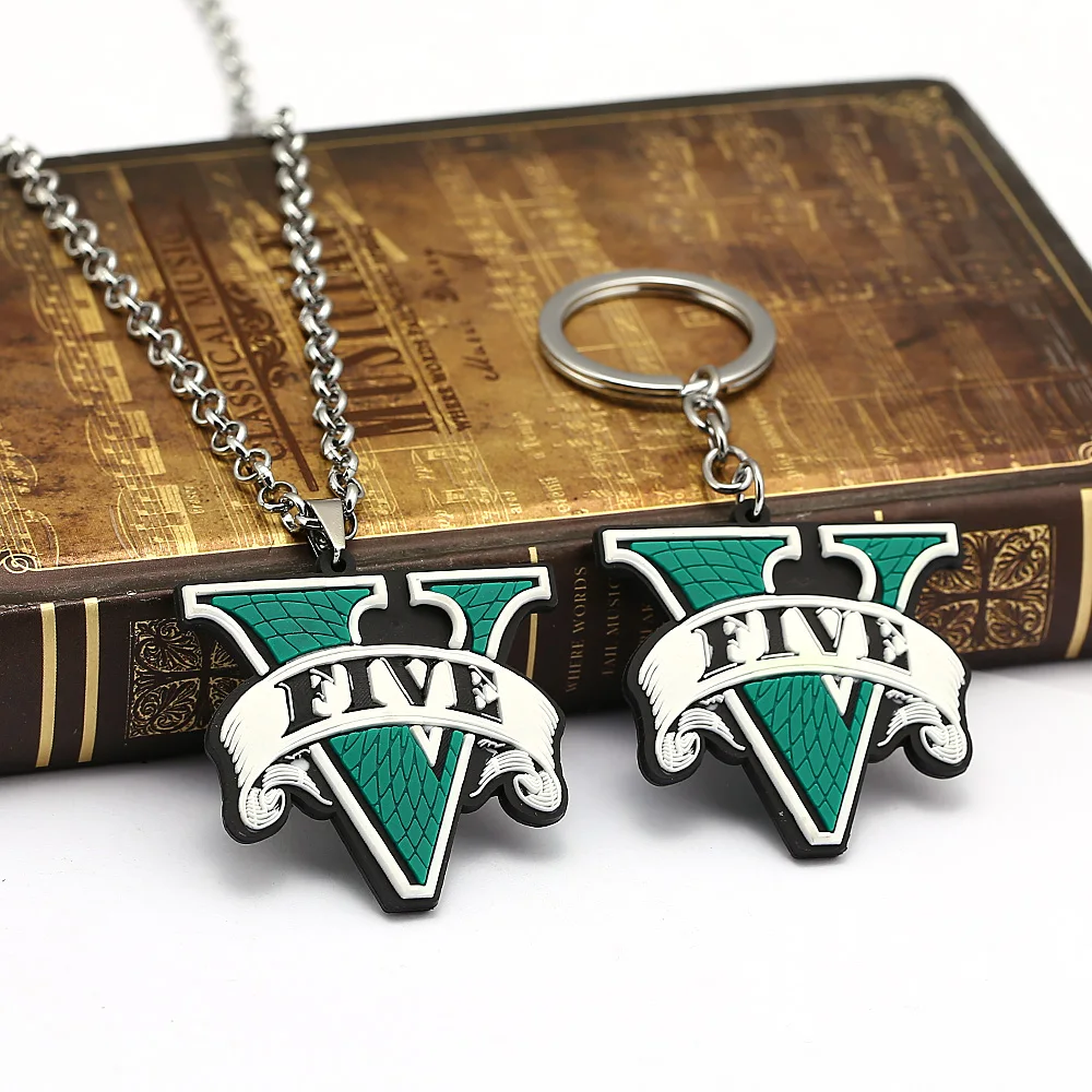 Игровой брелок GTA 5 Grand Theft Auto V Charm силиконовый GTA5 для женщин и мужчин косплей