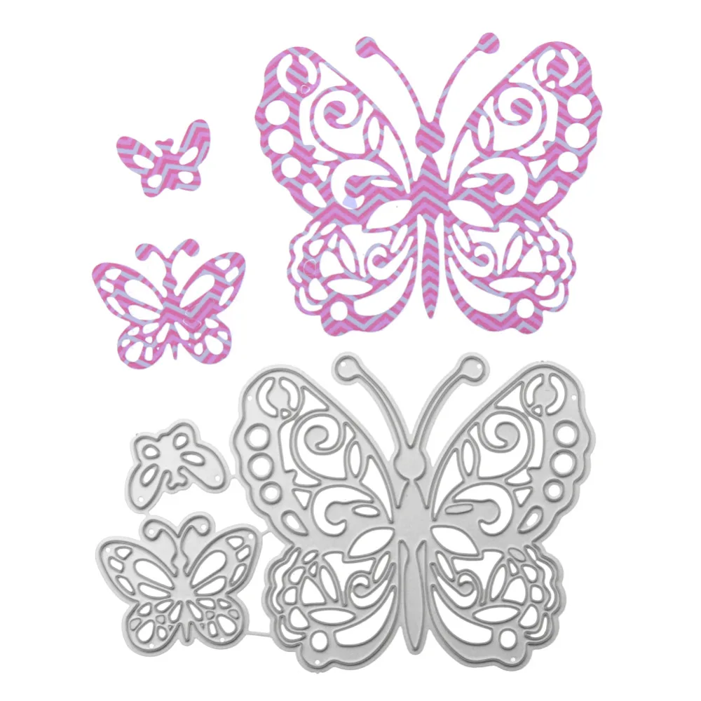 Decorative Stencil Scrapbooking Crafts Butterfly Embossing Metal Cutting Dies 